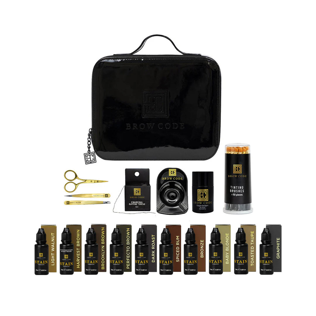 Professional Stain Hybrid Brow Dye Kit